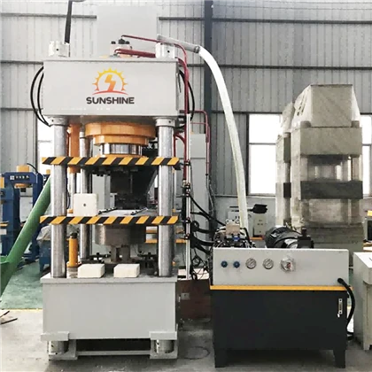 Prensa Hidráulica de Tijolo para Lambedura de Bovinos e Ovelhas de Quatro Colunas 315 Toneladas