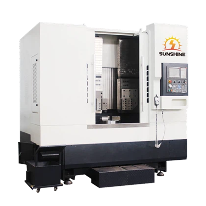 Lathe vertical da coluna dupla CNC