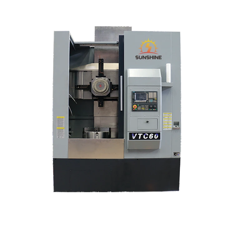 Torno vertical CNC de alta velocidade e grande torque